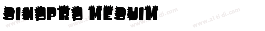 dinopro meduim字体转换